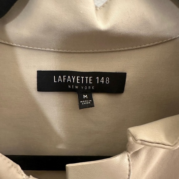 Lafayette 148 Brown Mock Neck Mini Dress Size Medium - Picture 3 of 11